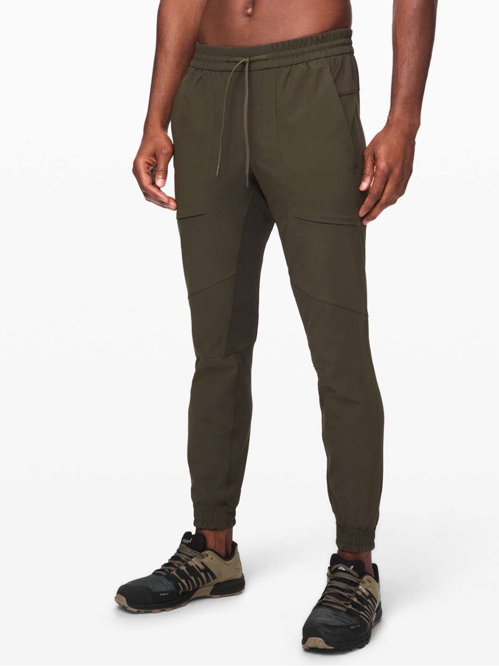 Men's Olive Lululemon License to Train Jogger Pants xs hiking gym athletic